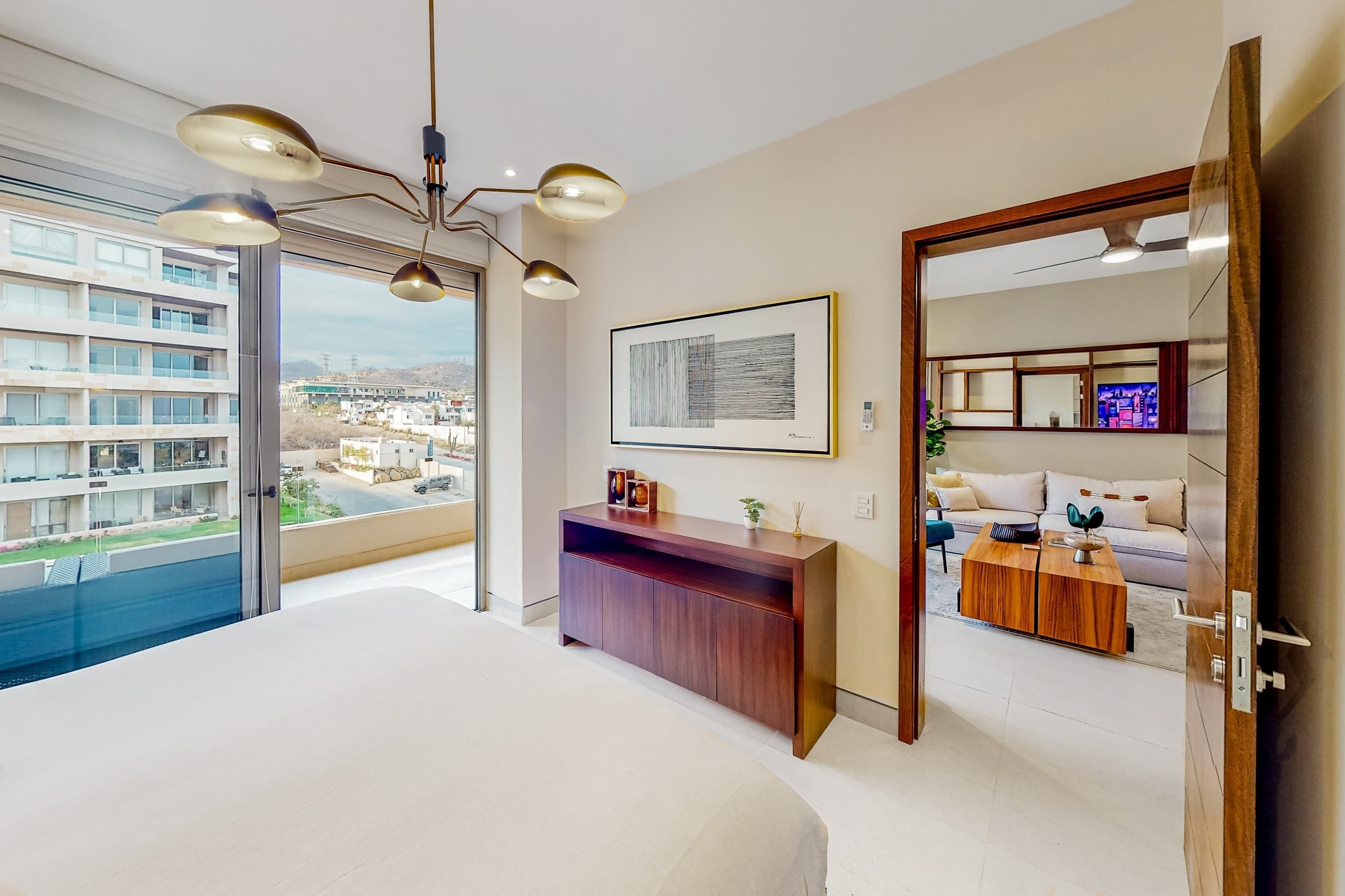 Appartement, Plusieurs lits, vue sur la piscine (Vista Velas III 8404) | 3 chambres, décor unique, ameublement unique