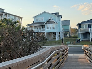 Exterior - Ticket to Paradise at Holden Beach - Beach access just steps away! (Holden Beach)