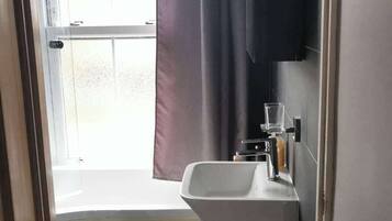 Hair dryer, towels