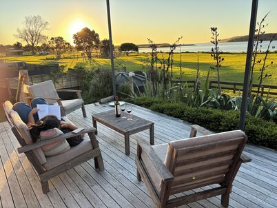 A restorative stay where the mighty Waikato awa meets the Tasman Sea