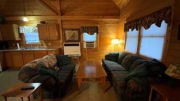 Fernseher, Kamin, DVD-Player