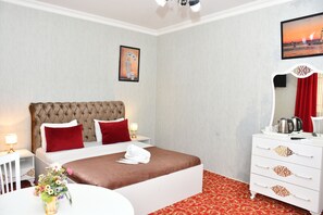 Classic Double Room, City View | Desk, blackout curtains, soundproofing, iron/ironing board - Old Town Hotel (Baku)