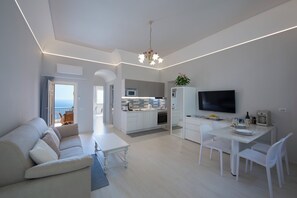 Living area - House Salú Suite (Praiano)