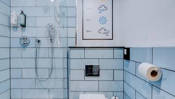 Hair dryer, towels
