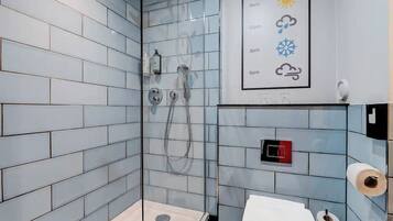 Hair dryer, towels
