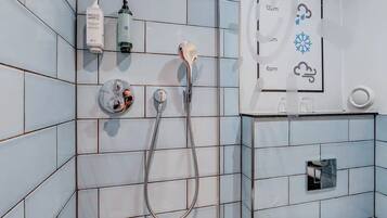 Hair dryer, towels