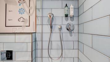 Hair dryer, towels