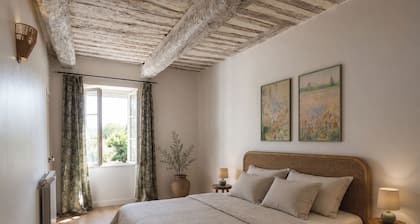 Air-conditioned Provençal farmhouse between Isle-sur-Sorgue and Avignon. Renovated in June!
