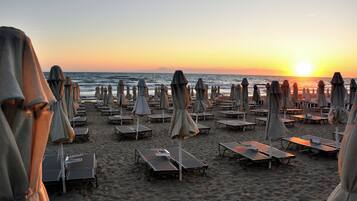 Private beach