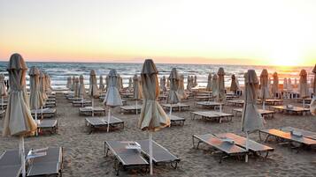 Private beach