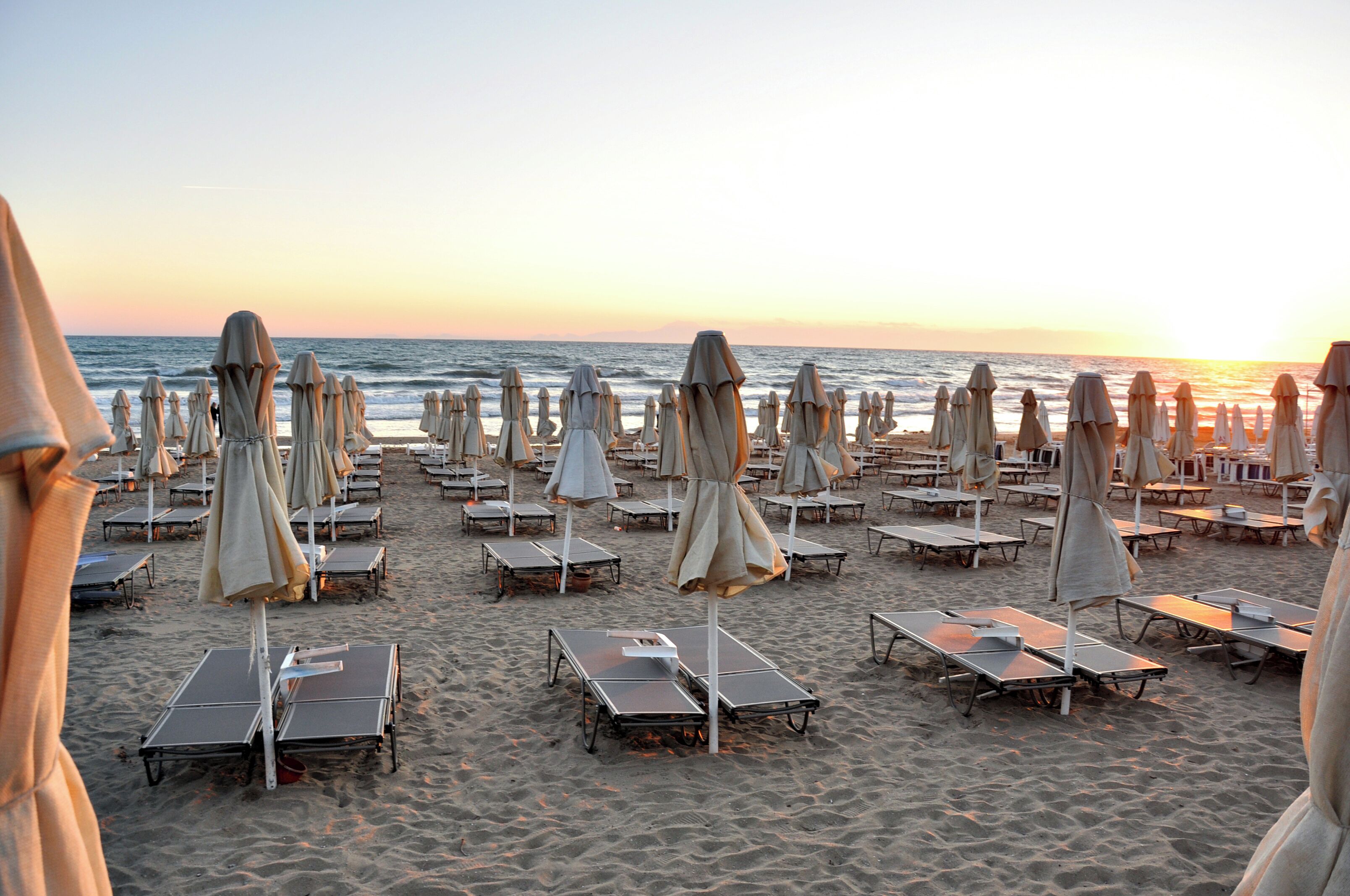 En privat strand