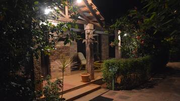 Superior cottage, uitzicht op heuvels | Terras