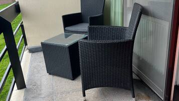 Leilighet, 1 soverom, terrasse | Balkong