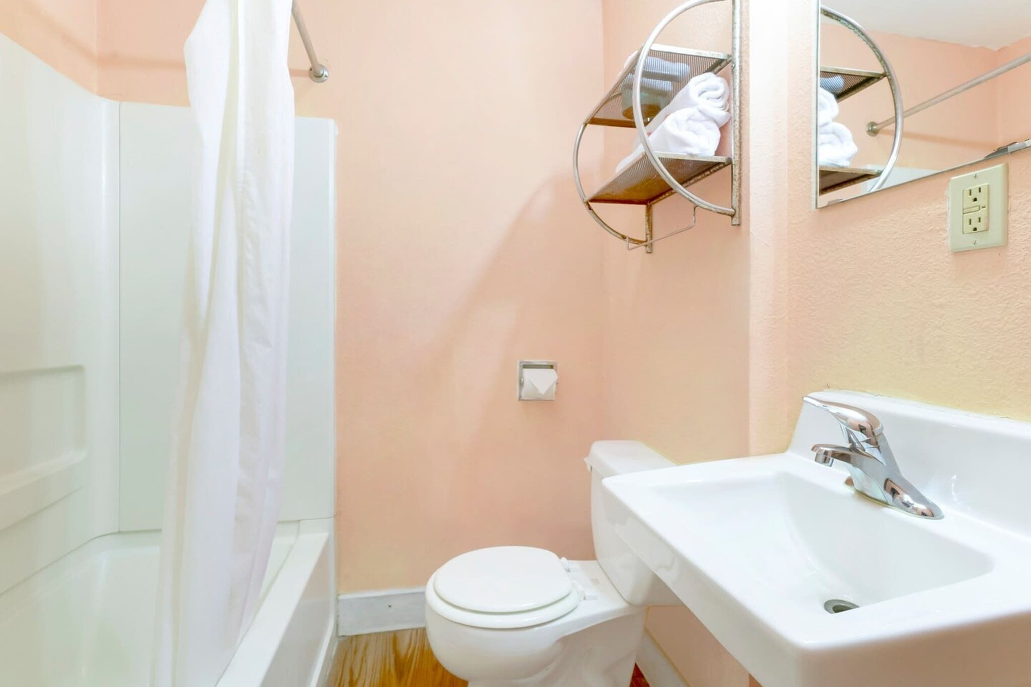 Shower, hair dryer