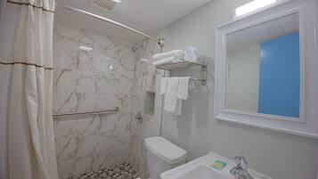 Shower, hair dryer