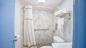 Shower, hair dryer