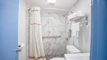 Shower, hair dryer