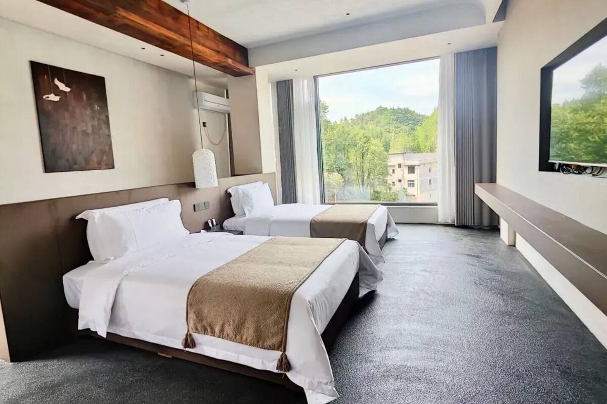 Superior-Zweibettzimmer, Nichtraucher, Hügelblick | Ausblick vom Zimmer