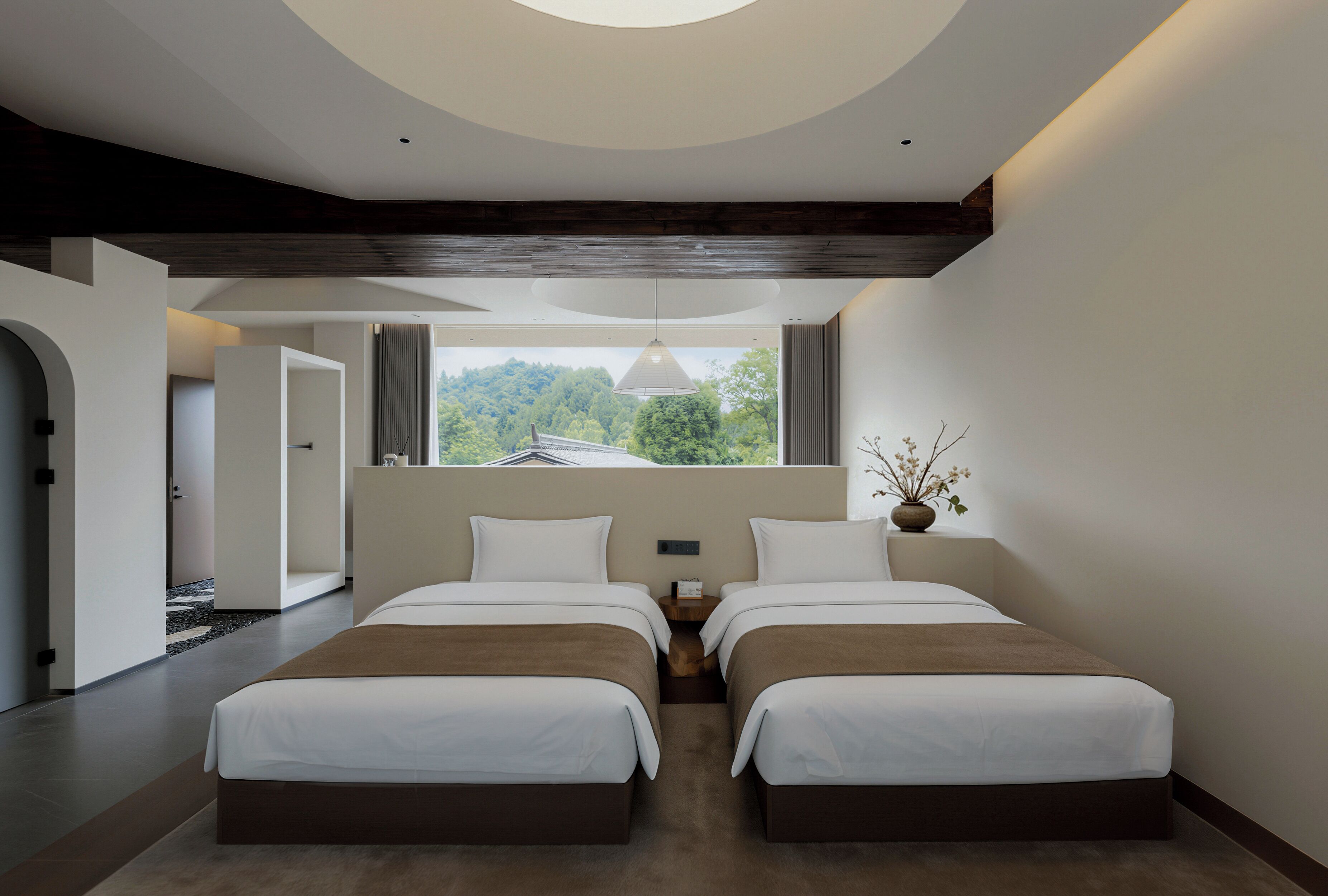 Down duvets, blackout curtains, soundproofing, free WiFi