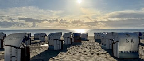 On the beach