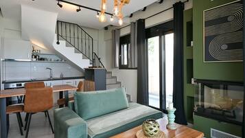 Appartement Duplex Luxe, vue mer | Coin séjour