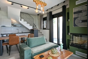 Appartement Duplex Luxe, vue mer | Coin séjour