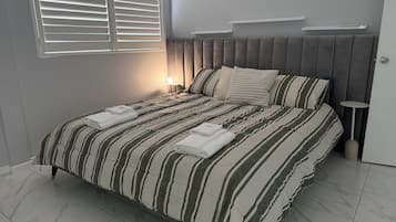 2 bedrooms, iron/ironing board, travel crib, WiFi (free)
