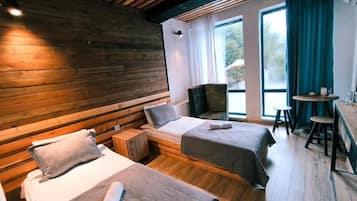 Standard Double or Twin Room, Courtyard View | Free WiFi, bed sheets