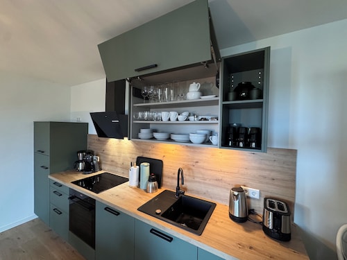 The View B06 Strandperle – balcony, shared sauna, BBQ, parking space