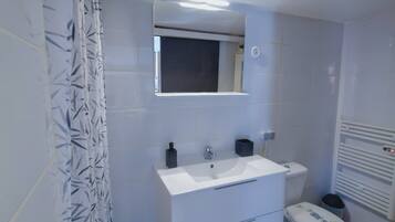 Towels, soap, toilet paper