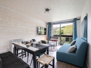Unclassified image, 3 of 19, button - Studio, pets allowed, slope view - 4+1 guests (Le Corbier)