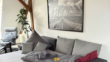 1 Schlafzimmer, Bügeleisen/Bügelbrett, Reisekinderbett, kostenloses WLAN