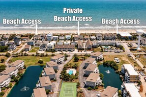 Exterior - Salt & Sound -  Top Floor Water Views - Walk to Beach - 3 Bedroom 2 Bathroom (Ocean Isle Beach)