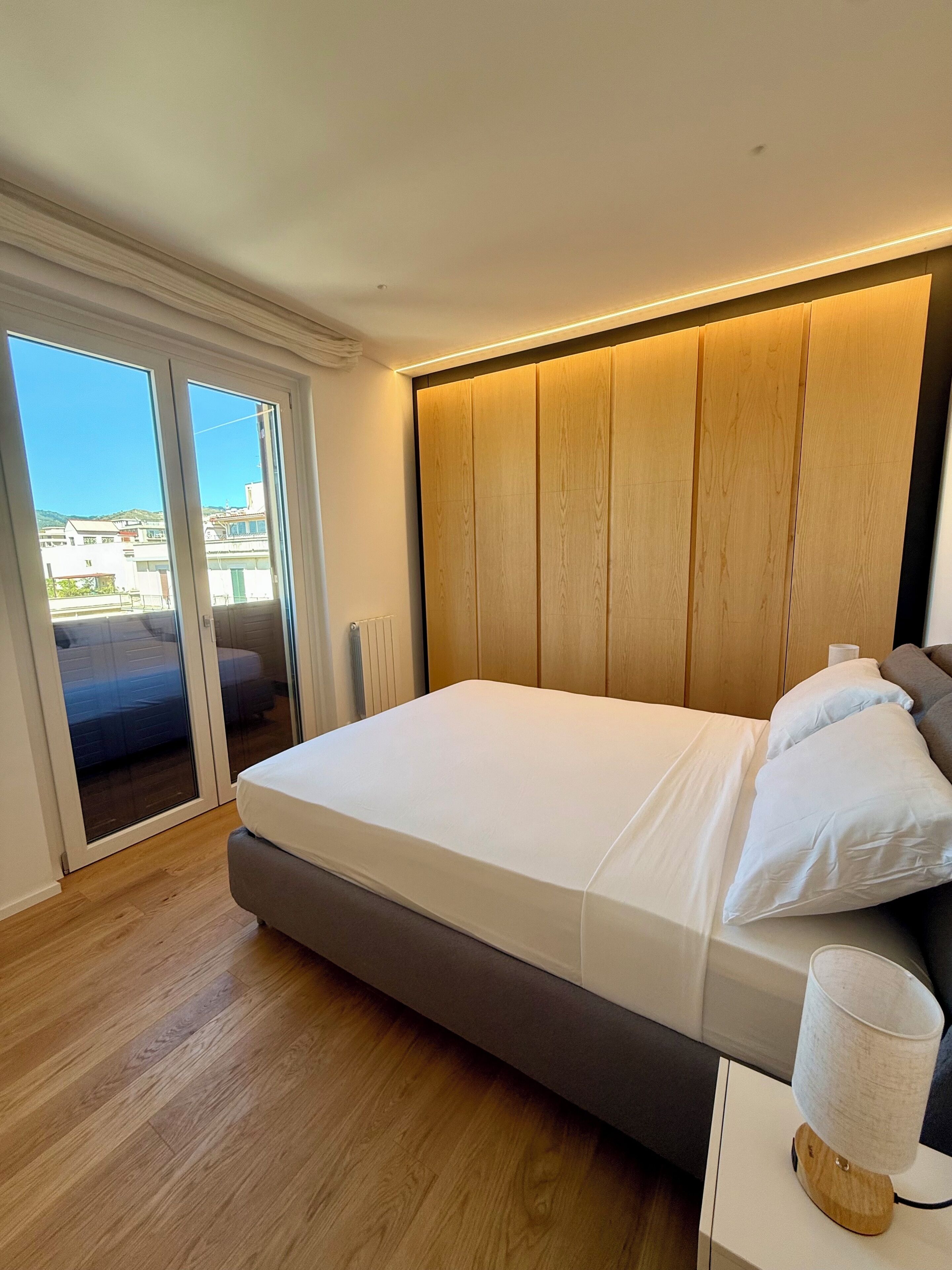Apartment, Balkon, Stadtblick