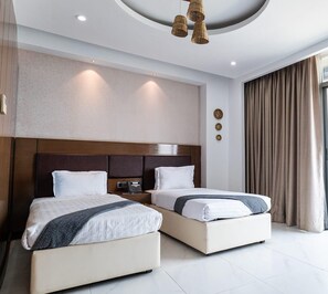 Deluxe Double or Twin Room, Balcony, Lake View | Desk, laptop workspace, free WiFi - Crown Comfortia Hotel Jashore (Jessore)