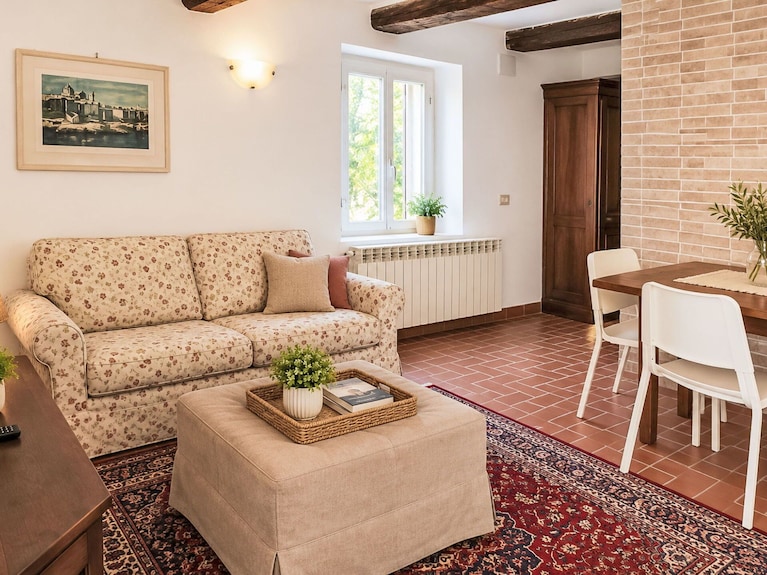 Elegante Appartamento Per 4 Ospiti Con A/c, Wifi, Tv, Patio E Animali Ammessi - Orte