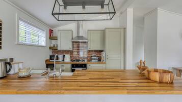 Microwave, oven, dishwasher, high chair