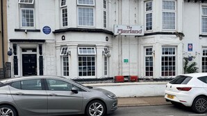 A building with a sign reading 'The Fjaerland.' - Fjaerland Hotel (Great Yarmouth)