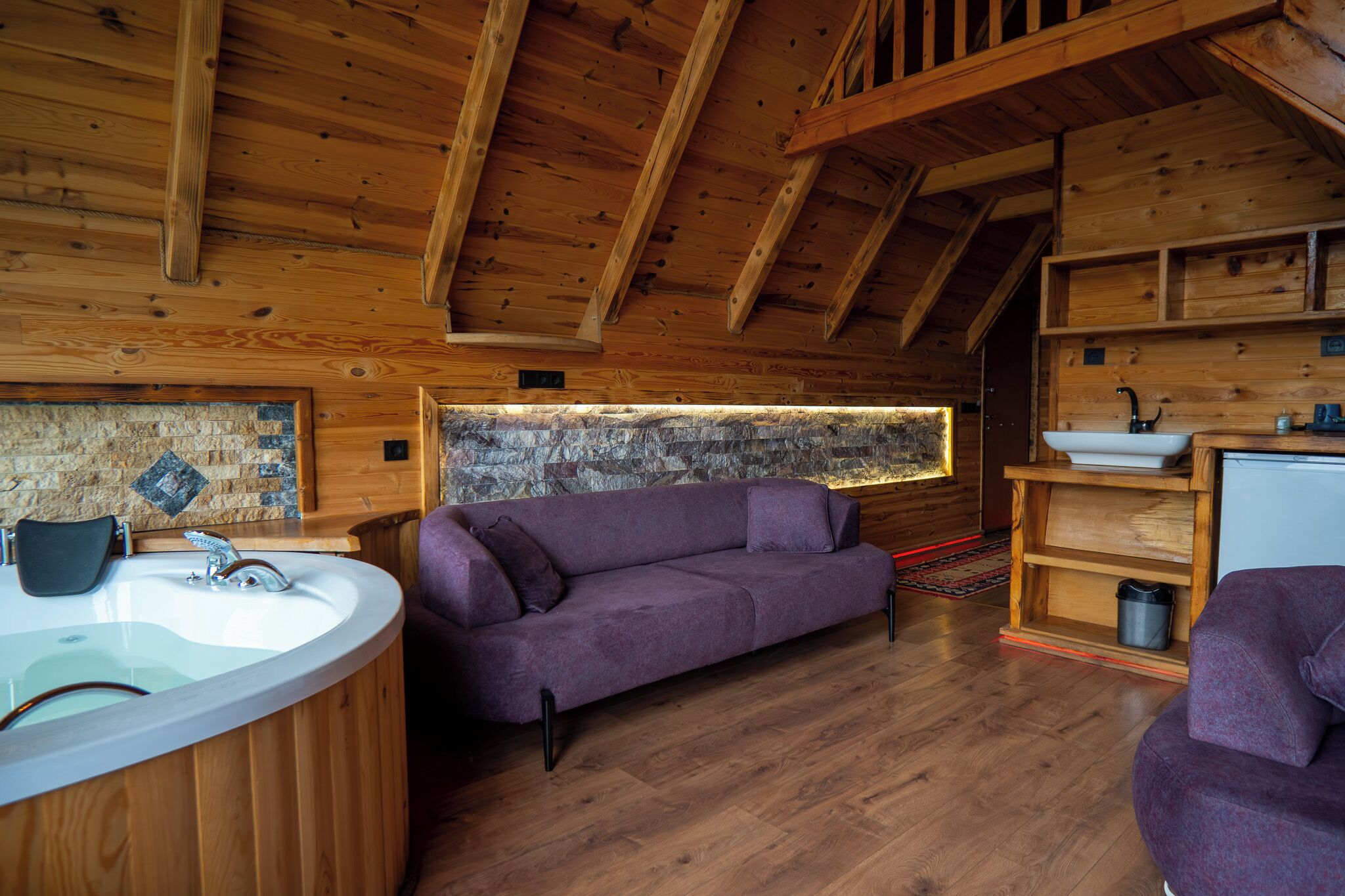 Deluxe-suite - bjergudsigt | Opholdsområde