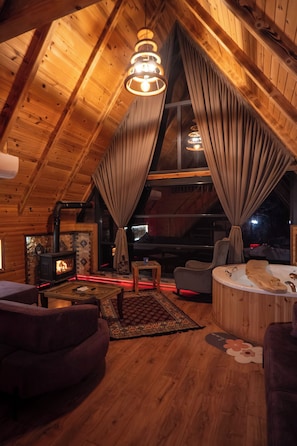 Deluxe Suite, Mountain View | Interior - Laze Bungalov (Rize)