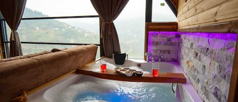高級小木屋, 河景 | 免費 Wi-Fi、床單
