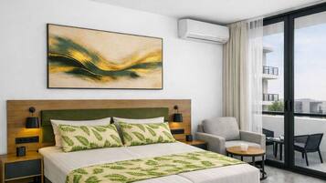 Desk, blackout curtains, iron/ironing board, free WiFi