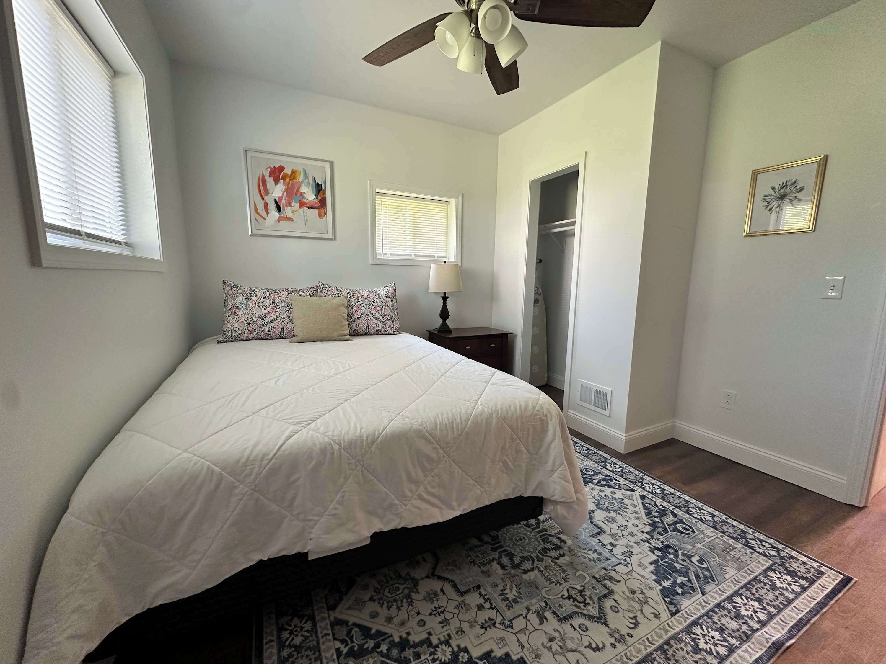 Desk, iron/ironing board, travel crib, WiFi