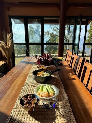 Deluxe Villa, Balcony, Garden View | Dining - Deumadi Mountain Cottage (Pokhara)