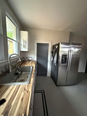 Private kitchen - Historic 3-Bedroom Winston-Salem Home Near Downtown, Hospitals, & UNCSA (Winston-Salem)