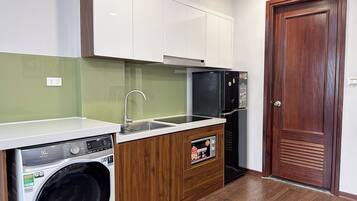 Studio, vue sur la ville | Cuisine privée