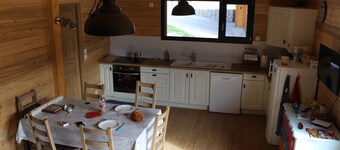 Apartment in a chalet in the Haut Jura, ideal for family vacations.