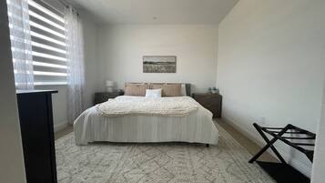 1 bedroom, travel crib, WiFi, bed sheets