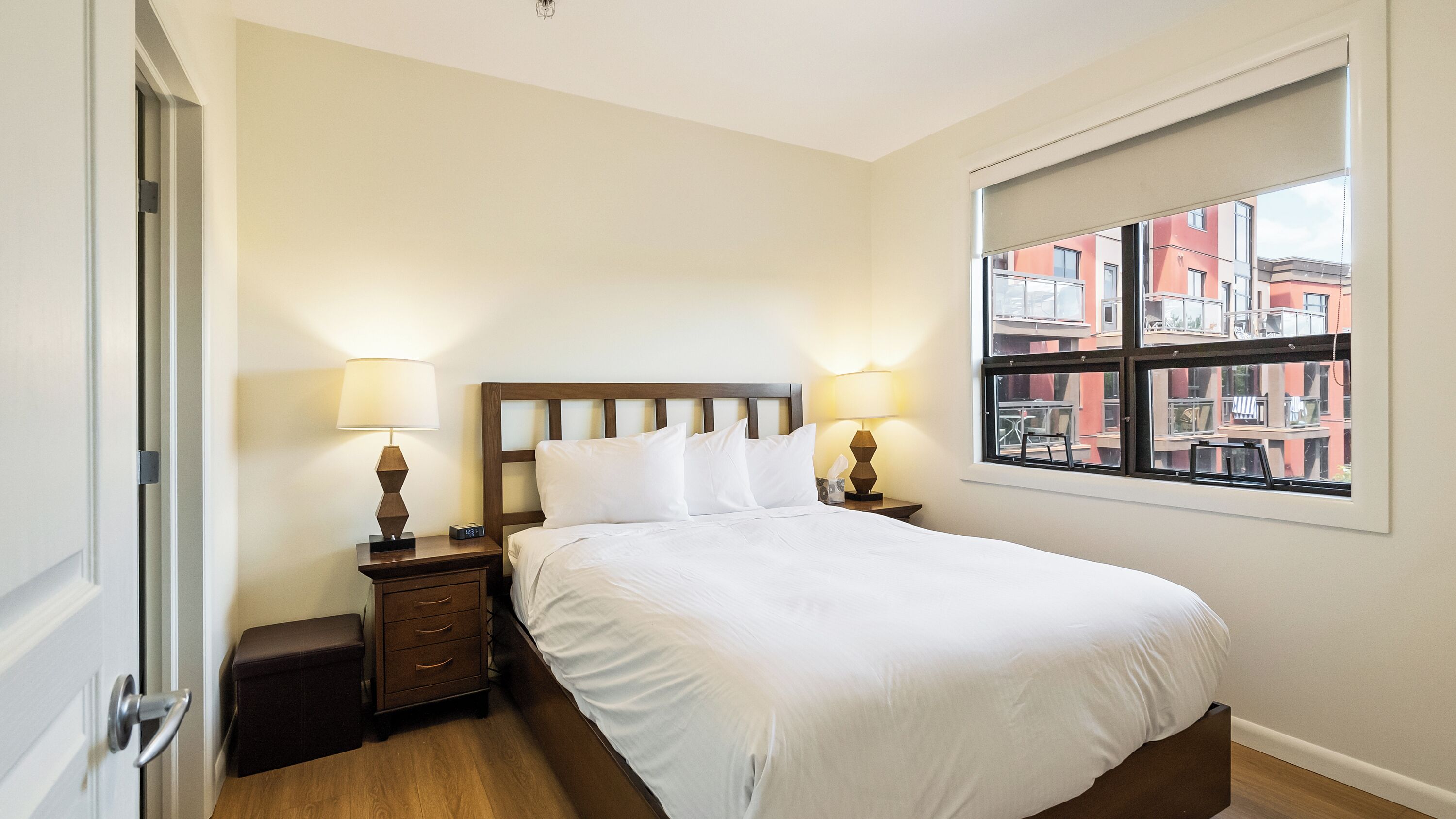 Blackout drapes, iron/ironing board, free WiFi