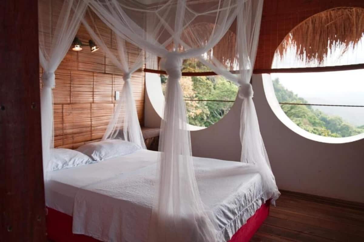 Kamar Double Deluks, balkon, pemandangan samudra